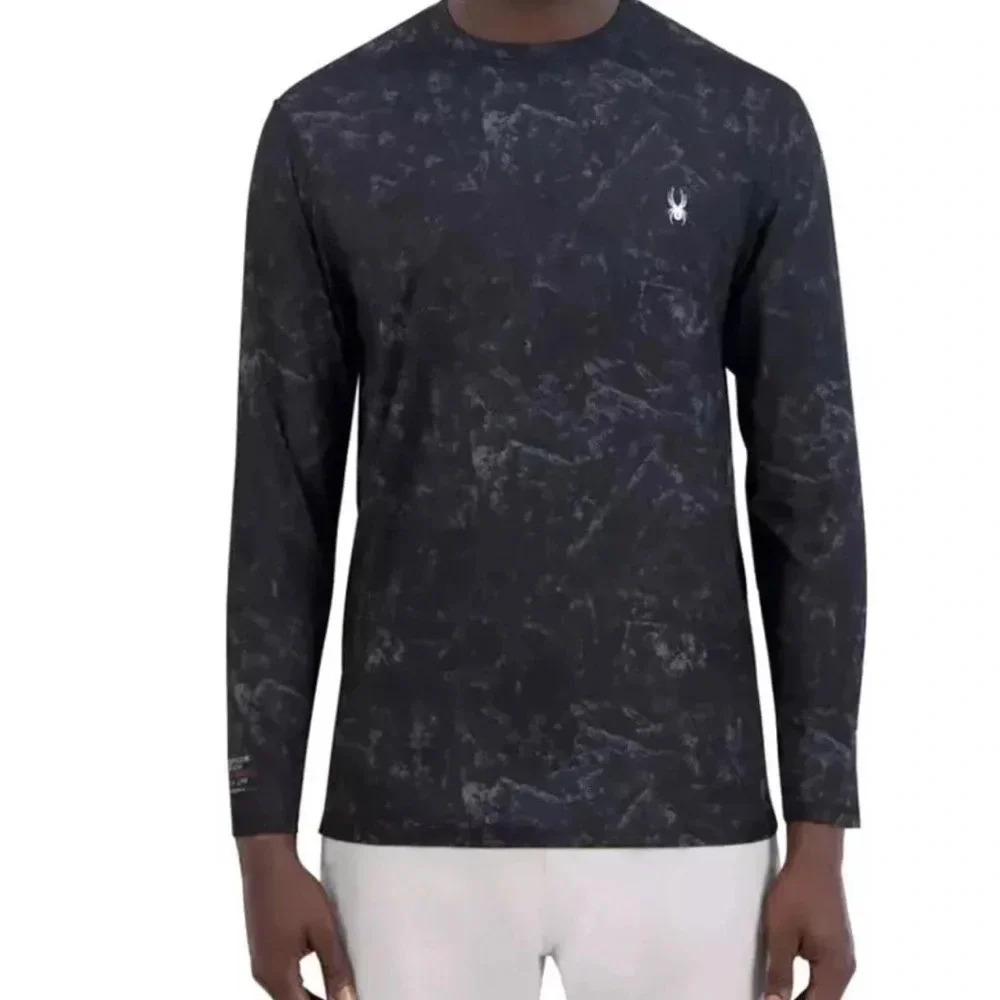 Spyder Men's Long Sleeve Rashguard - Picture 2 of 14